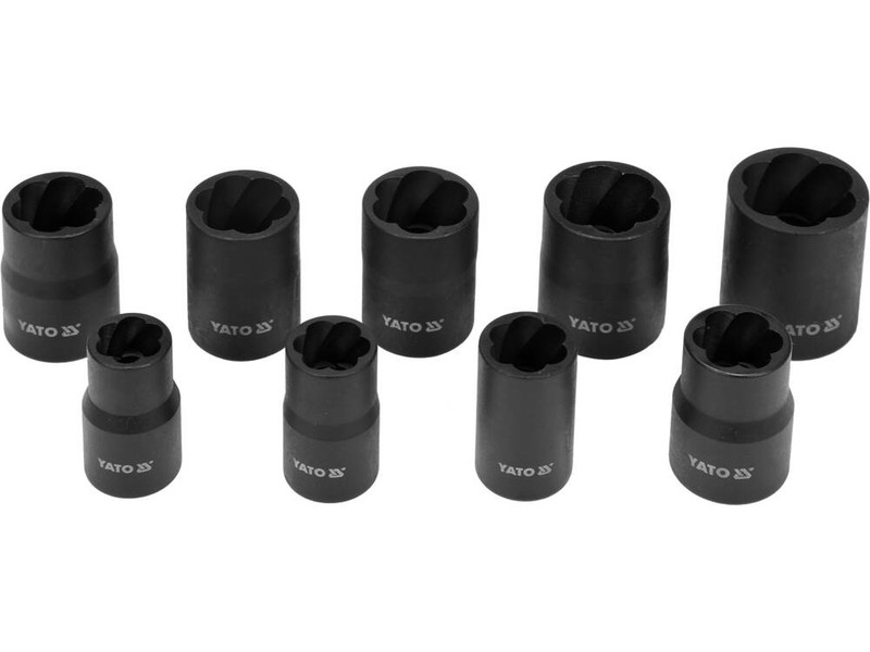 YT-0603 TRUSA TUBULARE CR-V 3/8" 10BUC - imagine 2