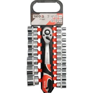 YT-38681 SET TUBULARE + ANTRENOR 19BUC 1/2"
