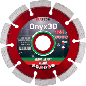 OX125SZ DISC DIAM ONYX 3D SEGM 125