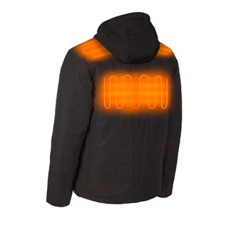 4932480073 M12 HPJBL2-0 (L) JACHETA PUFFER NEAGRA INCALZITA - imagine 4
