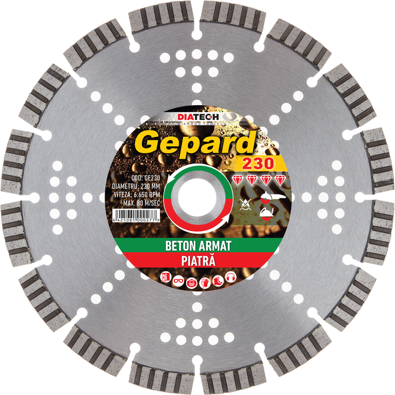 GE230 DISC DIAM BETON ARMAT GEPARD230