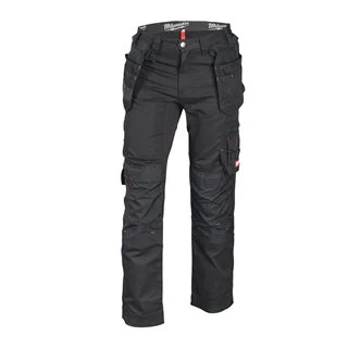4932498197 PANTALONI DE LUCRU NEGRI MARIMEA 58 - imagine 2