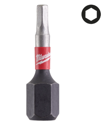 4932430898 BIT SHOCKWAVE HEX8 25MM 2BUC