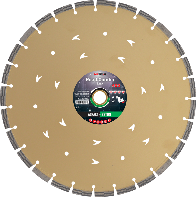 DISC DIAM COMBO STAR ASFALT+BETON 400 CM400SR