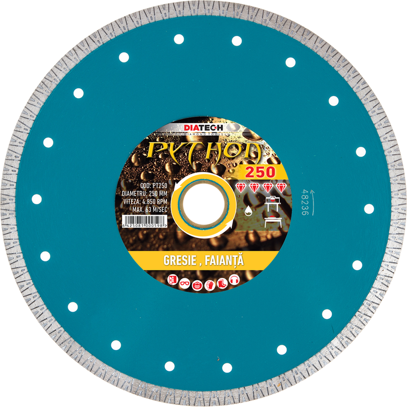 PT250 DISC DIAM PT GRESIE PYTHON 250