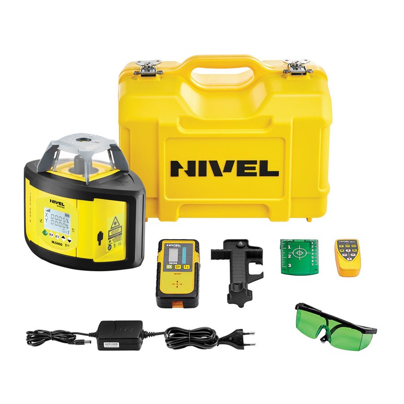 NIVELA LASER VERDE NL540G CU STADIE LS-35 SI TREPIED SJJ32 - imagine 2