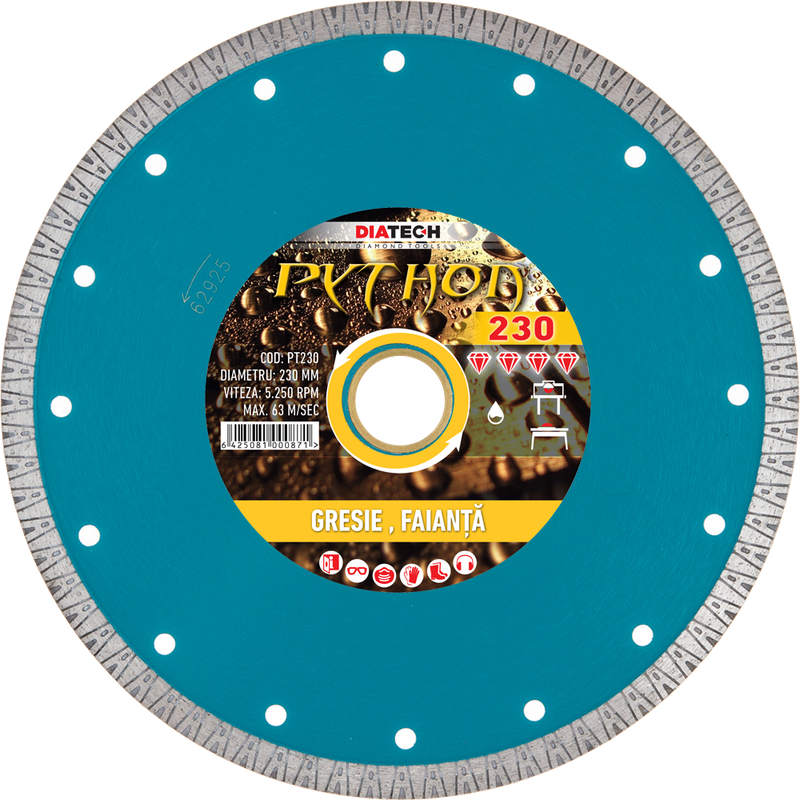 PT230 DISC DIAM PT GRESIE PYTHON 230