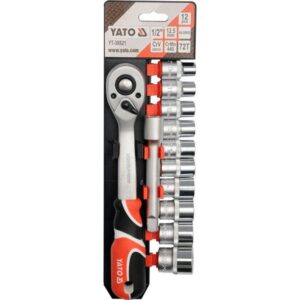 YT-38821 TRUSA TUBULARE 12 PIESE 1/2"