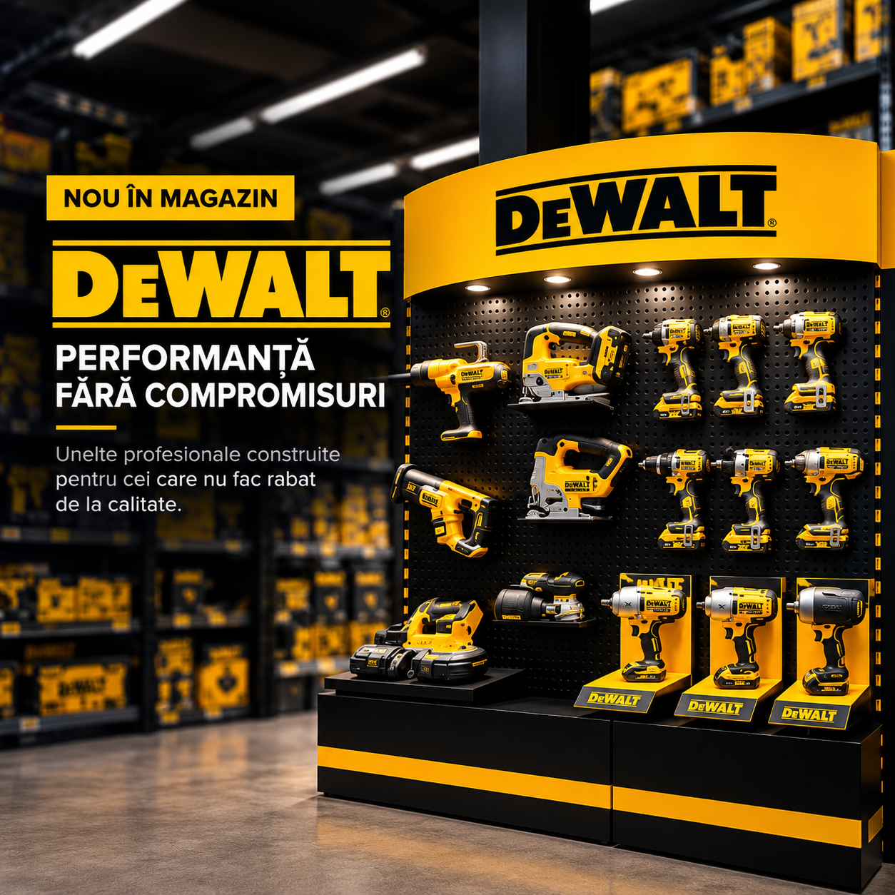 Performanță fără compromisuri DeWALT
